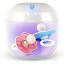 AMOR TINY Mini UV‑C Sanitizer Box – Portable Pacifier & Accessory Sterilizer for Baby Nipples, Teethers, Headphones, Bottles