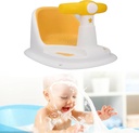 AMOR TINY Baby Shower Chair | Secure, Ergonomic Baby Bath Seat with Handle – Anti-Slip Suction, Easy to Clean, Versatile Infant Support
