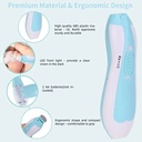 AMOR TINY Baby Nail Trimmer | 6-in-1 Electric Nail Grinder with Dual Rotation & LED Light