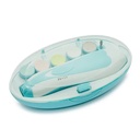 AMOR TINY Baby Nail Trimmer | 6-in-1 Electric Nail Grinder with Dual Rotation & LED Light