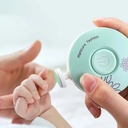 AMOR TINY Battery‑Powered Electric Nail Manicure Set – Baby Nail Trimmer & Polisher Kit with Color Grinder Heads