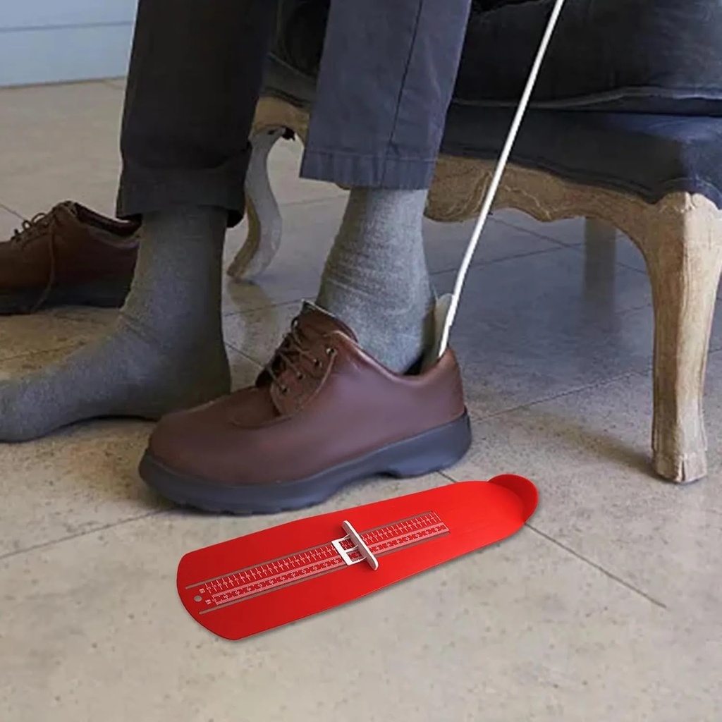 AMOR TINY Foot Measurement Ruler – Accurate Foot Length Measuring Board for Kids and Adults, Lightweight & Portable