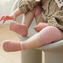 AMOR TINY Baby Knee Pads & Socks Set – Cushioned Anti‑Slip Pads for Crawling Comfort and Protection | Blue |
