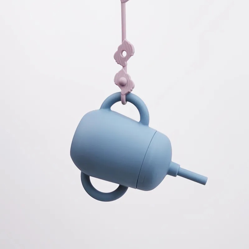 AMOR TINY Reusable Silicone Pacifier Clip Chain – High-Quality Soother Strap to Prevent Drops & Keep Pacifier Clean