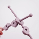AMOR TINY Reusable Silicone Pacifier Clip Chain – High-Quality Soother Strap to Prevent Drops & Keep Pacifier Clean