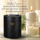 7MD Bakhoor Burner Portable Electric Incense  – Compact Ceramic Incense Heater | 500°C Self-Igniting | USB-C Rechargeable | 7MD‑108 |