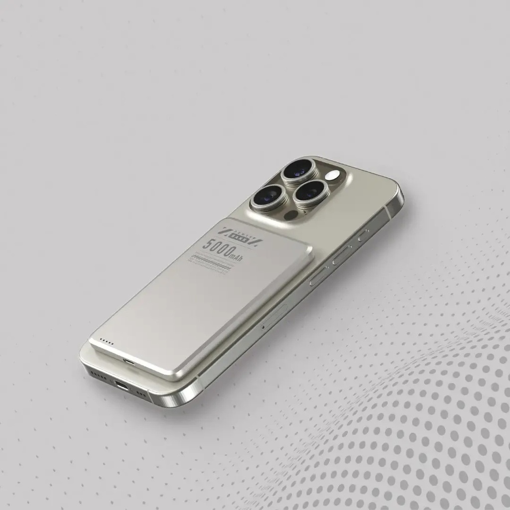 Powerology Ultra-Thin 5000mAh MagSafe Power Bank | PPBCHA63TI |