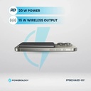 Powerology Ultra-Thin 5000mAh MagSafe Power Bank | PPBCHA63TI |