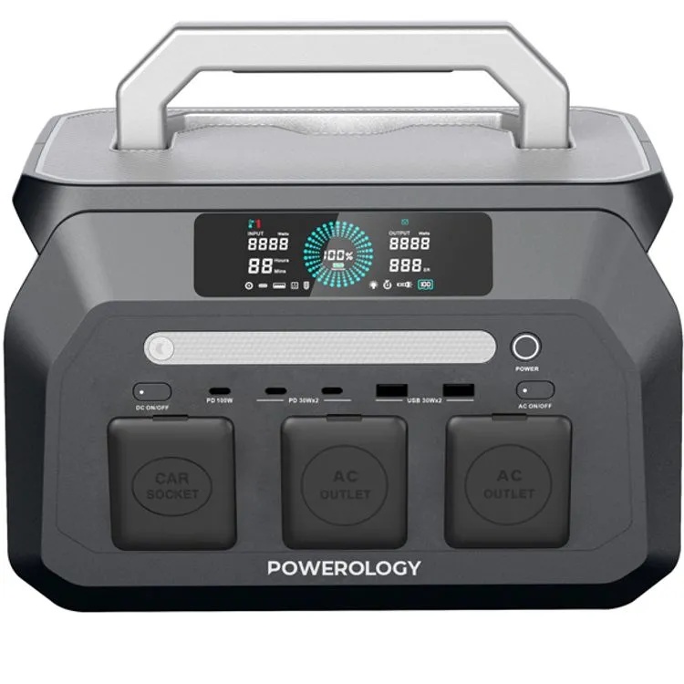 Powerology Dynamic800 Portable Power Station | PWP800WBK |