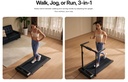 King Smith WalkingPad R3 Hybrid+ Foldable Treadmill – FootSense Speed Control, 1-12 KPH Walking & Jogging Modes, Spacious 1200x440mm Deck, Compact Folding Design