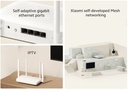 Xiaomi Router AX1500 – WiFi 6 Dual-Band Mesh Router, 1500Mbps, 4 Gigabit Ethernet Ports, 4 High-Gain Antennas, WPA3 Encryption, Smart Gaming Acceleration | RD12 |