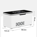 Rechargeable Portable Mini Medical Fridge for Medicine & Insulin Pens, Thermoelectric Cooling 0-18 °C, LED Display, 10600 mAh Battery, 4-10H Runtime | KB-700 |