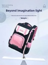 Hello Dragon Ultra Lightweight Waterproof School Backpack for Boys and Girls | Dual Shoulder Bag with Spine Protection, Oxford Fabric, Ridge Support & Water-Resistant Lining | NPB23029L |