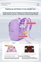 Hello Dragon Elementary School Student Backpack | Boys & Girls Lightweight Dual-Shoulder Bag with Spine Protection | Nylon Polyester Ridge Support | Suitable for Grades 1–6 | NPB23051L |
