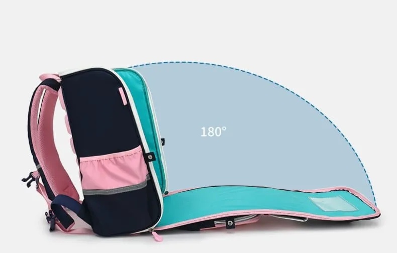 Hello Dragon Ultra Lightweight Waterproof School Backpack for Boys and Girls | Dual Shoulder Bag with Spine Protection, Oxford Fabric, Ridge Support & Water-Resistant Lining | NPB23029L |