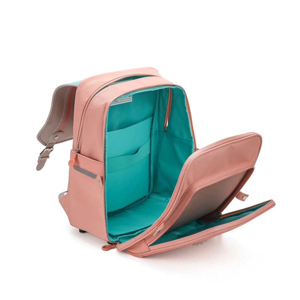 Hello Dragon Elementary School Student Backpack | Boys & Girls Lightweight Dual-Shoulder Bag with Spine Protection | Nylon Polyester Ridge Support | Suitable for Grades 1–6 | NPB23050L |
