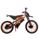 KUGOO WISH 02 PRO Electric Dirt Bike – 2500W Off-Road Pit Bike, 70 km/h Top Speed, 60 km Range, Hydraulic Suspension, Steel Frame, Fatbike Tires