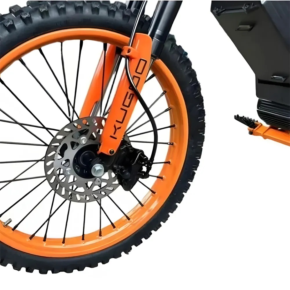KUGOO WISH 02 PRO Electric Dirt Bike – 2500W Off-Road Pit Bike, 70 km/h Top Speed, 60 km Range, Hydraulic Suspension, Steel Frame, Fatbike Tires