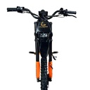 KUGOO WISH 02 PRO Electric Dirt Bike – 2500W Off-Road Pit Bike, 70 km/h Top Speed, 60 km Range, Hydraulic Suspension, Steel Frame, Fatbike Tires