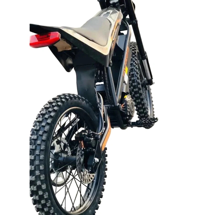 KUGOO WISH 02 PRO Electric Dirt Bike – 2500W Off-Road Pit Bike, 70 km/h Top Speed, 60 km Range, Hydraulic Suspension, Steel Frame, Fatbike Tires