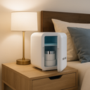Porodo Lifestyle EchoChill 4L Mini Cooling Fridge – Compact Thermoelectric Cooler & Warmer for Home, Office & Travel with Dual Power Options