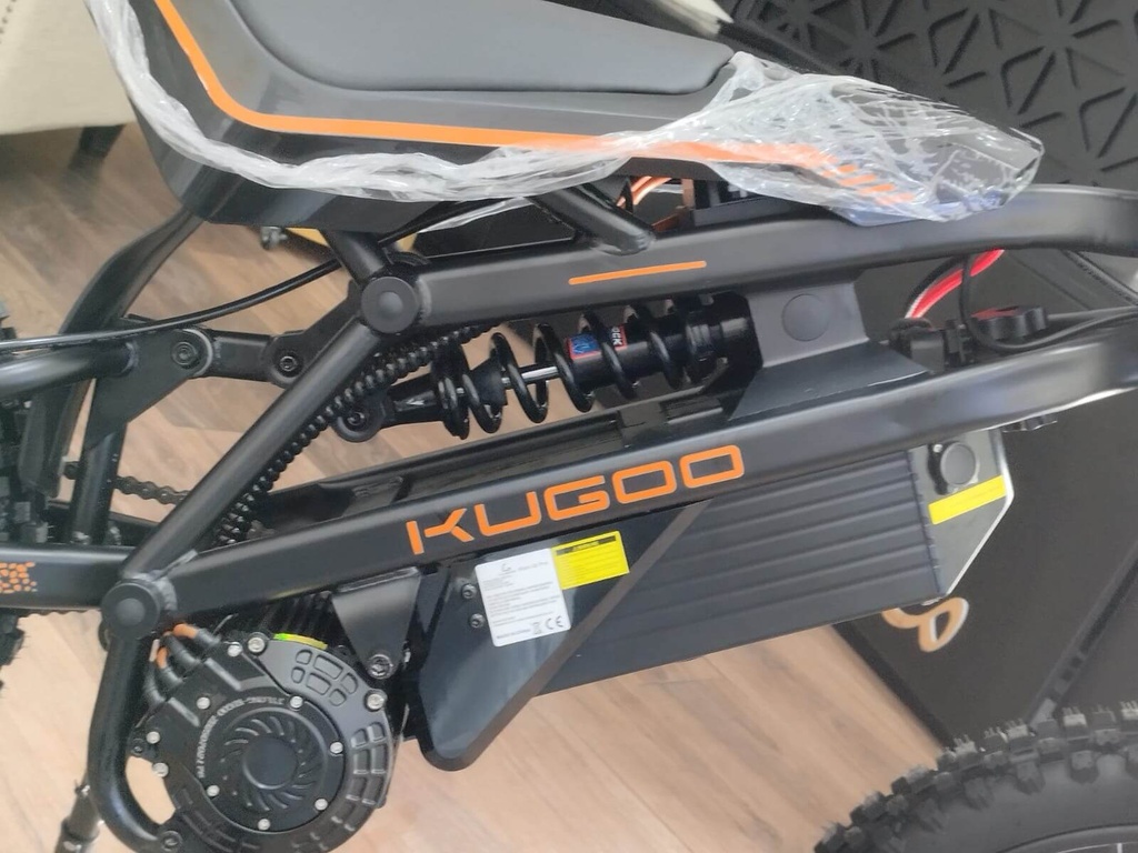 KUGOO WISH 02 PRO Electric Dirt Bike – 2500W Off-Road Pit Bike, 70 km/h Top Speed, 60 km Range, Hydraulic Suspension, Steel Frame, Fatbike Tires