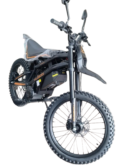KUGOO WISH 02 PRO Electric Dirt Bike – 2500W Off-Road Pit Bike, 70 km/h Top Speed, 60 km Range, Hydraulic Suspension, Steel Frame, Fatbike Tires