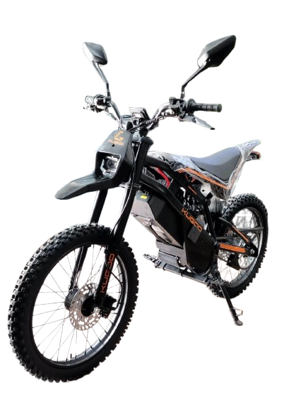 KUGOO WISH 02 PRO Electric Dirt Bike – 2500W Off-Road Pit Bike, 70 km/h Top Speed, 60 km Range, Hydraulic Suspension, Steel Frame, Fatbike Tires