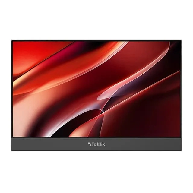Taktik Portable Touchscreen 15.6" – Full HD IPS Laptop Screen Expander with Built-in Speakers & Slim Carry Design | TT-PSTS-156 |
