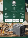 Green Lion GCF-55 Car Fridge 55L – Portable Compressor Refrigerator, 65W, Dual 12V/24V Power, Touch Display, Eco & Max Modes, Wheels & Child Lock – Ideal for Travel & Camping | GNCF55SBK |