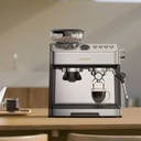 Lepresso Espresso Machine with Conical Grinder & Steamer – 2300W Dual Boiler, 20-Bar Pressure, 2.8L Water Tank, 200g Bean Capacity, Thermo-Block Boiler, 58mm Filter, Hot Water Dispenser | LPCFFM0038 |