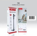 TELUX T30 Compactable Cordless Vacuum Cleaner – 350W Digital Motor, 2500mAh Battery, 69 Minutes Runtime, Advanced Filtering System | VCT30 |