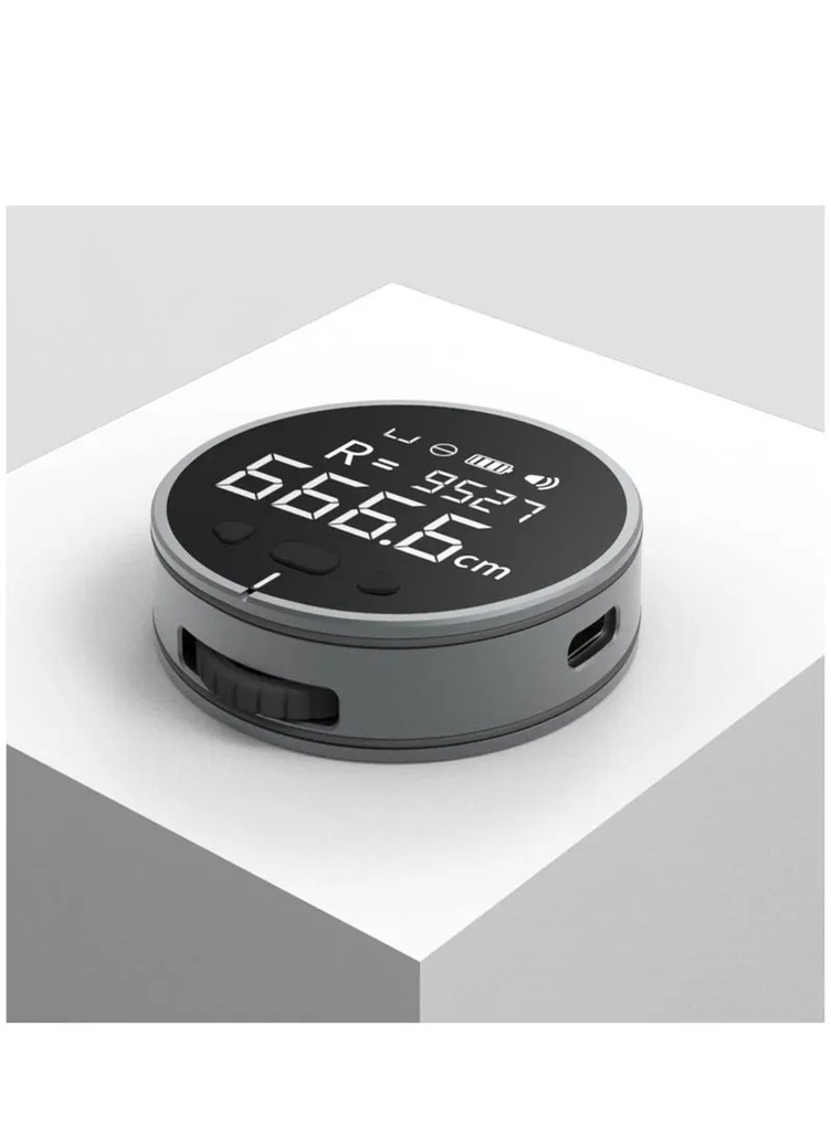 7MD Digital Tape Measure – Rechargeable Smart Rolling Measuring Tool for Flat, Curved, Diameter & Odd Shapes with High Precision LCD & Type-C