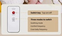 Mommy & Me Infant Exhaust Pillow – Intelligent Tapping Doll with Remote Control, Micro-Pressure Hug, Dual Function Heating & Comfort Design Sleep Aid for Babies 0-12M | MM-43725 |