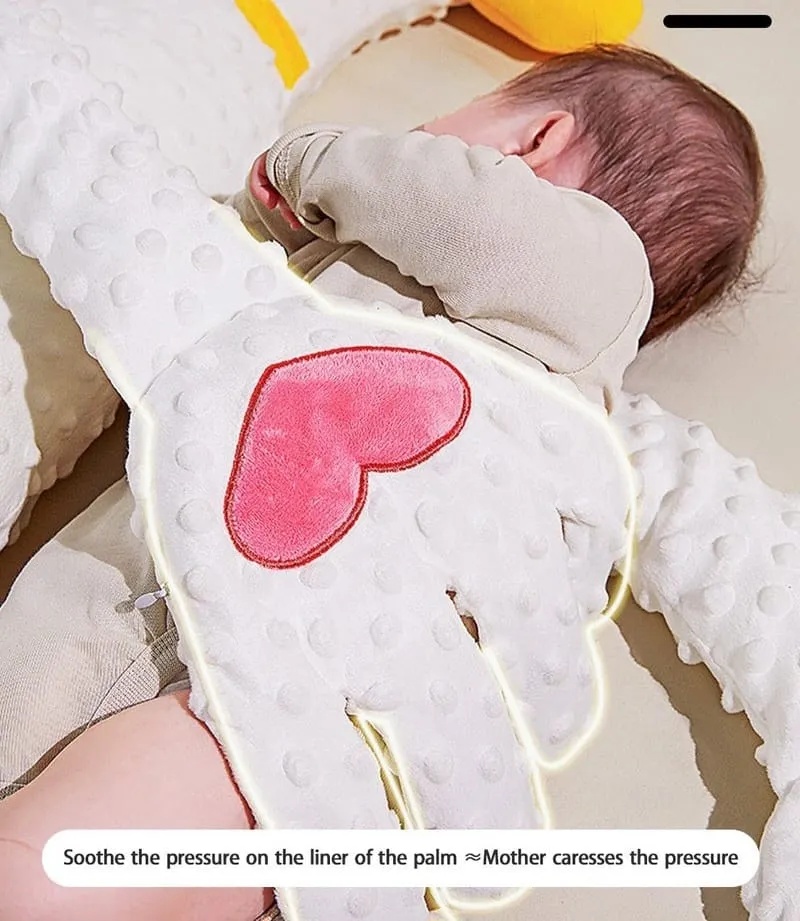 Mommy & Me Infant Exhaust Pillow – Intelligent Tapping Doll with Remote Control, Micro-Pressure Hug, Dual Function Heating & Comfort Design Sleep Aid for Babies 0-12M | MM-43725 |