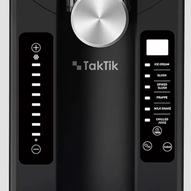 Taktik Slush & Ice Cream Maker – 1.6L Automatic Frozen Drink Machine with LED Display, One-Touch Smart Control & Quiet Operation | TT-SM-200W |