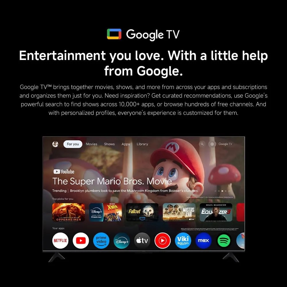 Xiaomi TV S Mini LED 75-Inch (2025) – 4K QD-Mini LED, Google TV, Dolby Vision, Dolby Atmos, 144Hz Refresh Rate
