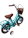 KUGOO Kids Bicycle with Front Basket and Training Wheels