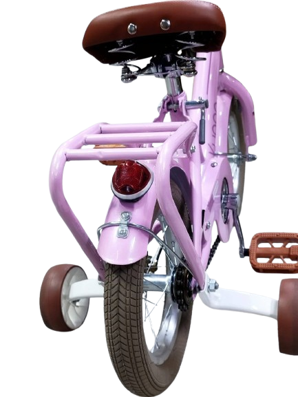 KUGOO Kids Bicycle with Front Basket and Training Wheels