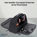 PROMATE Tech Accessory Pouch – Large Capacity, Multiple Compartments, Travel-Friendly Organizer | Velura |