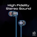 PROMATE Lightning Earphones – MFi Certified, Ergonomic In-Ear Design, 10mm Drivers, HD Sound | Vibe-LT |