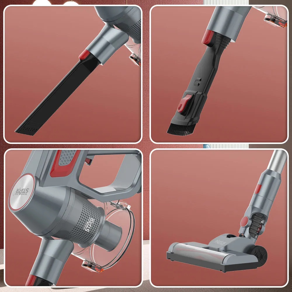 Winning Star Cordless Vacuum Cleaner – 12KPA Suction Power, Wireless Design, Dry Cleaning Function | ST-5043 |