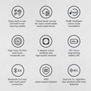 FIIL Key Pro 2 Wireless Earbuds – Bluetooth 5.4, In-Ear & Half-In-Ear Design, 40dB Noise Cancelling, Dual Mic, IPX5, Fast Charging, Low Latency, 30H Battery Life | f049 |