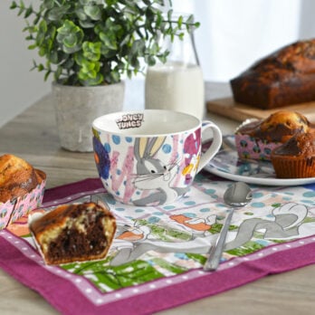 EGAN Breakfast Mug – 480ml New Bone China, Microwave & Dishwasher Safe, Available in Assorted Cartoon Designs