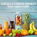 SANDOKEY Portable Blender Juicer Cup – 500ml Capacity, 75W Power, USB Rechargeable, Personal Smoothie Maker | P2019R |