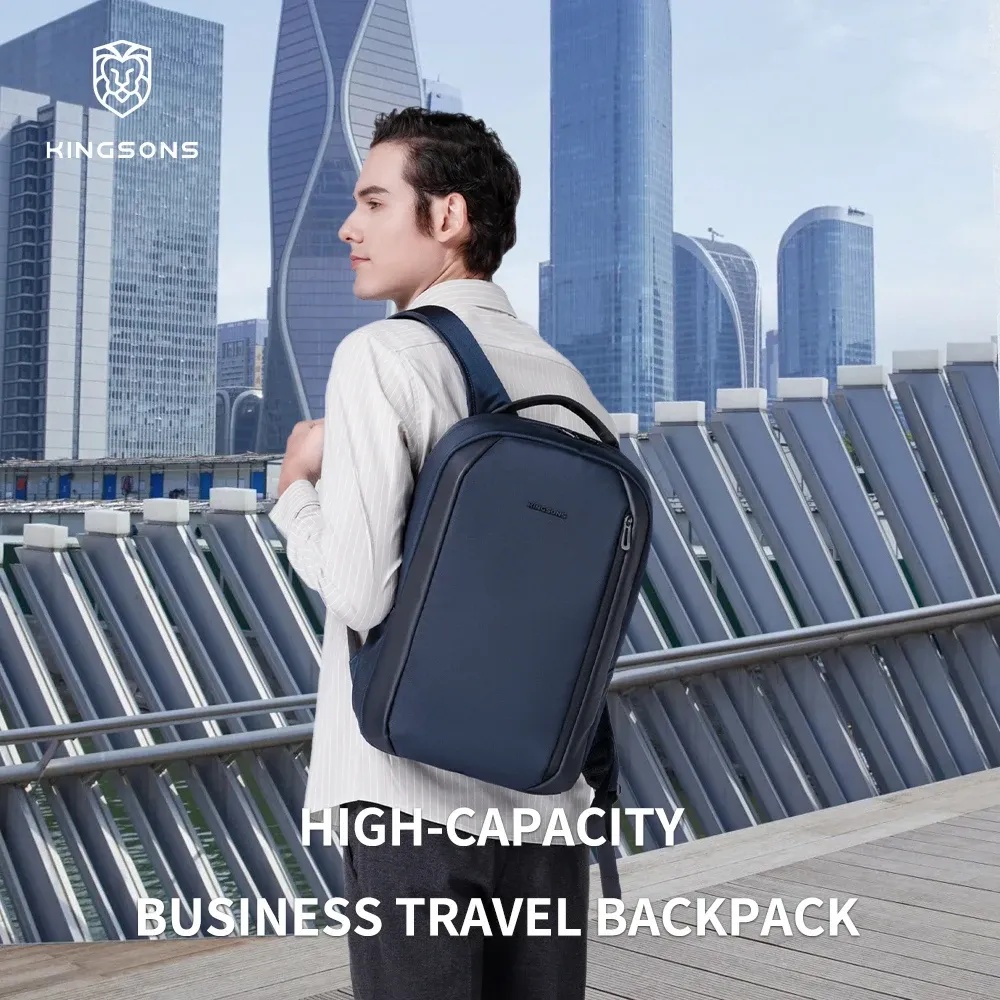 Kingsons Lightweight Waterproof Laptop Backpack – Large Travel Bag for Men, Business & Casual Use | KS25458 |