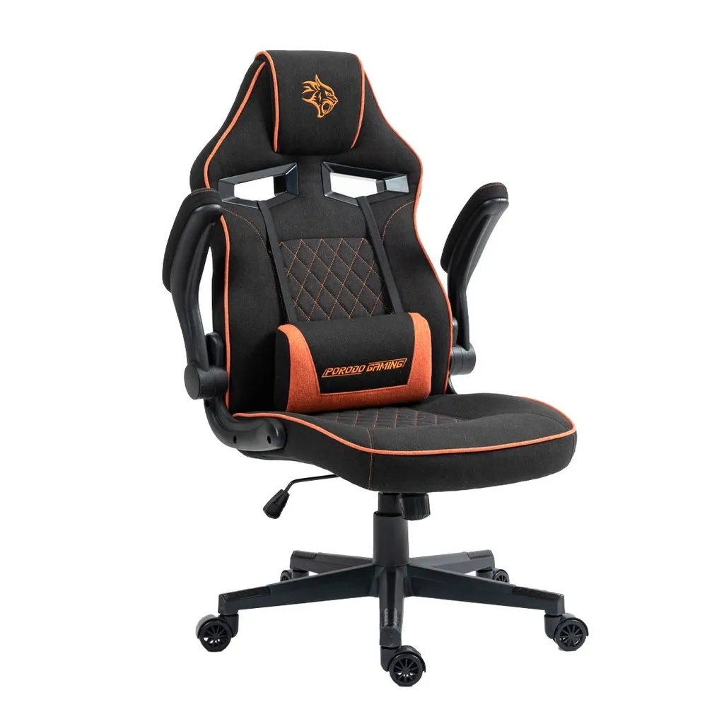 Porodo Gaming Ergonomic Chair – PDX548 Adjustable Gamer Seat with Fabric Cushioning, High Comfort Design | PDX548 |