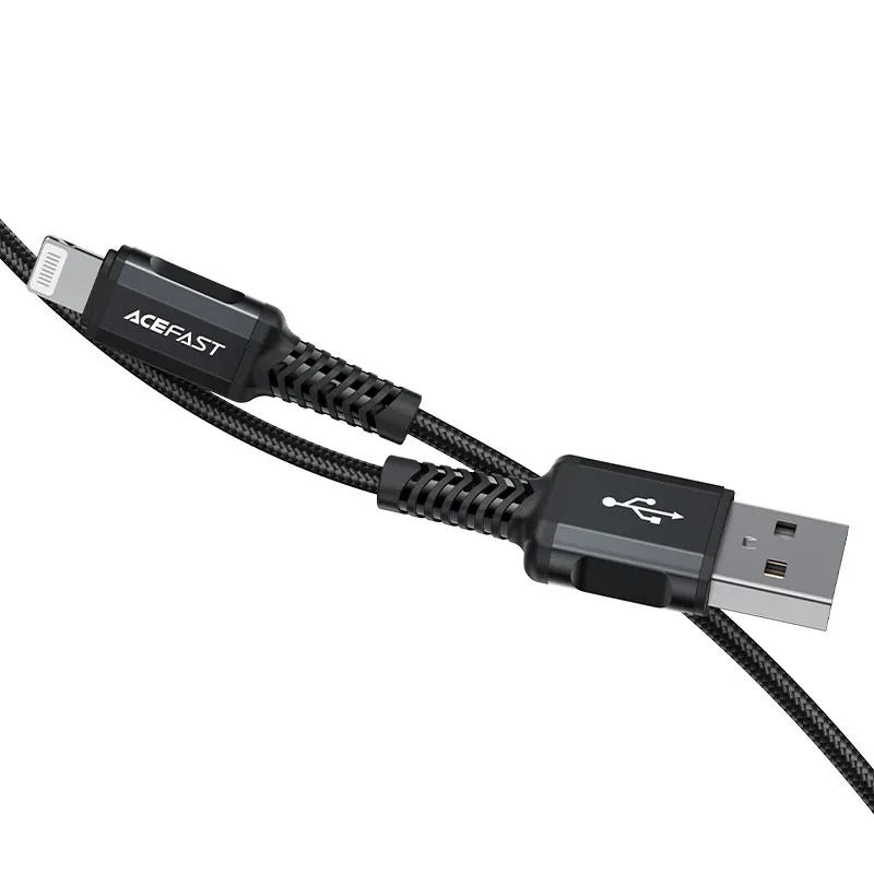 ACEFAST USB‑A to Lightning Charging & Data Cable – 1.8m MFi Certified, Durable Braided Design | C4‑02 |