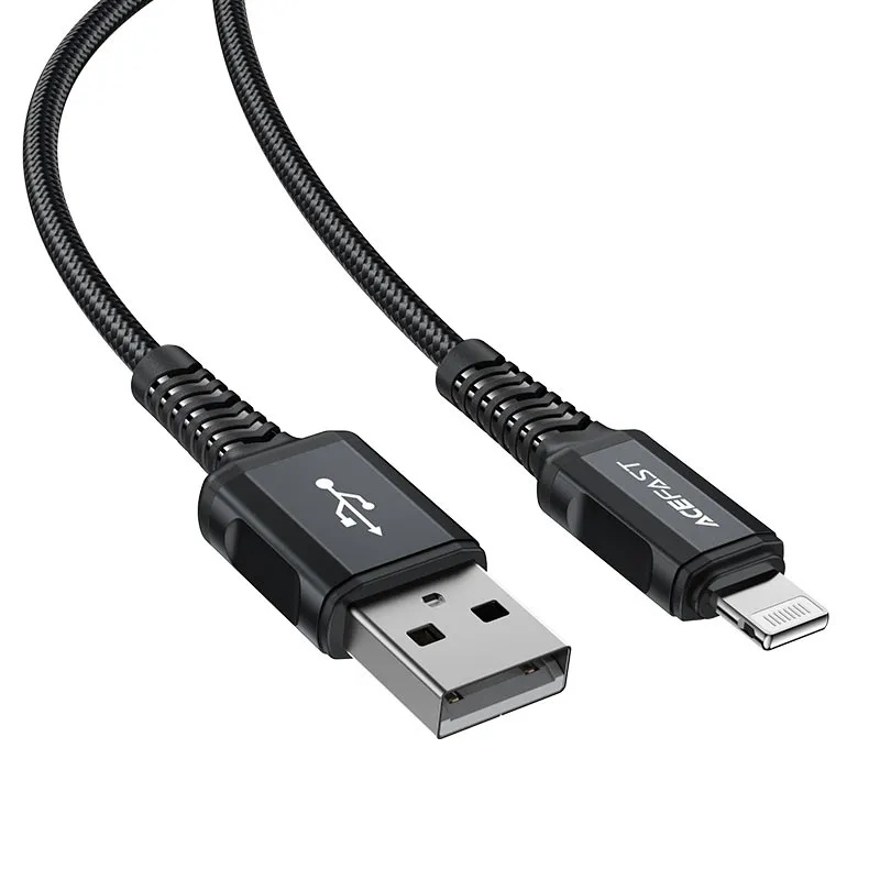 ACEFAST USB‑A to Lightning Charging & Data Cable – 1.8m MFi Certified, Durable Braided Design | C4‑02 |
