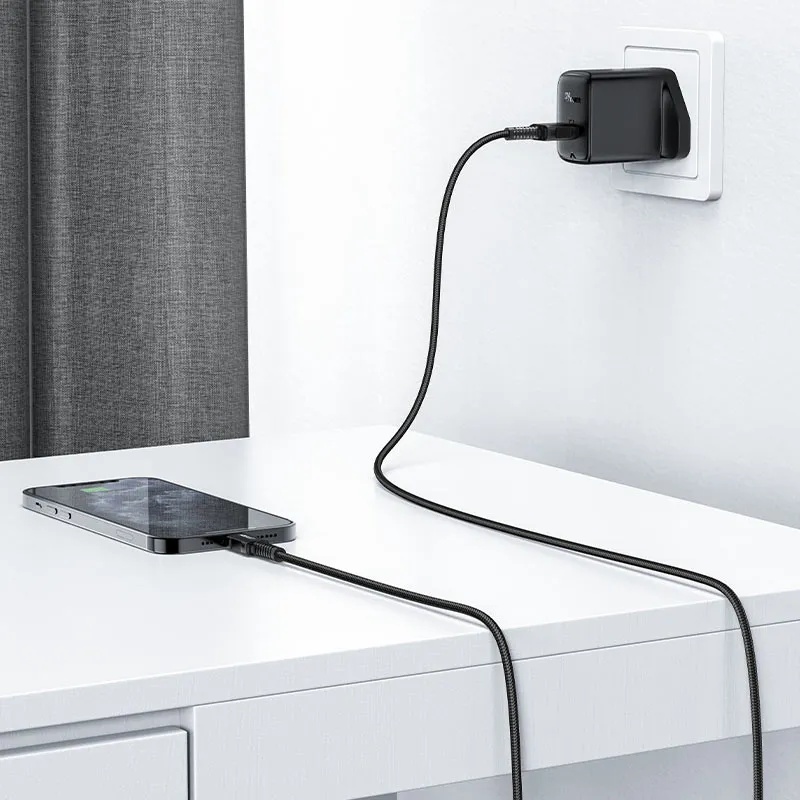 ACEFAST USB‑A to Lightning Charging & Data Cable – 1.8m MFi Certified, Durable Braided Design | C4‑02 |